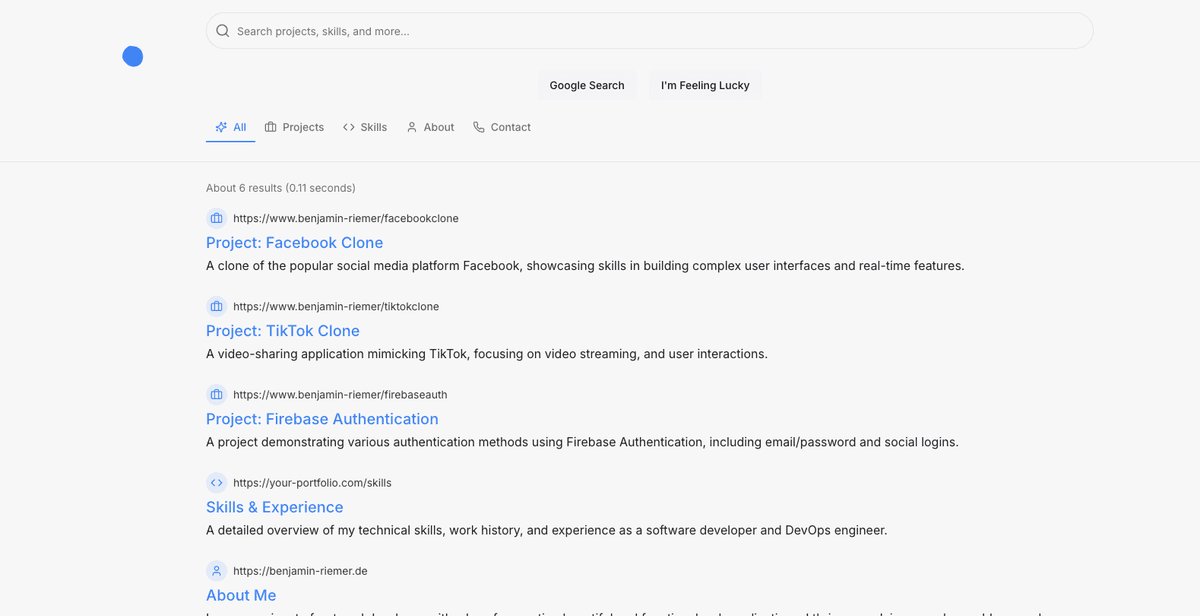 Google Search Clone